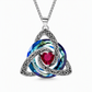 🔮LAST DAY SALE ONLY ￡8.99!! & BUY 2 GET 1 FREE💕🎁Women's Celtic Knot Birthstone Pendant Necklace