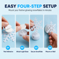 🥳2026 HOT SALE🥳💞50K+ SOLD!💥 50% OFF!❄️Glowing Snowflake Night Light Wall Stickers