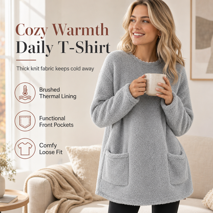💖2026 Autumn’s Sale 50% OFF✨🍂Women's Warm Crew Neck Long Sleeve Top