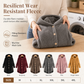 🔥 50% OFF | Women's Plus Size Plush Fleece Hooded Coat – Cozy Warm Winter Jacket