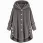🔥 50% OFF | Women's Plus Size Plush Fleece Hooded Coat – Cozy Warm Winter Jacket