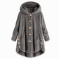 🔥 50% OFF | Women's Plus Size Plush Fleece Hooded Coat – Cozy Warm Winter Jacket