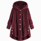 🔥 50% OFF | Women's Plus Size Plush Fleece Hooded Coat – Cozy Warm Winter Jacket