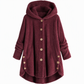 🔥 50% OFF | Women's Plus Size Plush Fleece Hooded Coat – Cozy Warm Winter Jacket