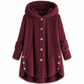 🔥 50% OFF | Women's Plus Size Plush Fleece Hooded Coat – Cozy Warm Winter Jacket