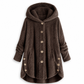 🔥 50% OFF | Women's Plus Size Plush Fleece Hooded Coat – Cozy Warm Winter Jacket