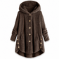 🔥 50% OFF | Women's Plus Size Plush Fleece Hooded Coat – Cozy Warm Winter Jacket