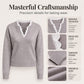 🌸LAST DAY SPECIAL PRICE!!🌸Women's Mock Neck Lace Trim Knit Sweater