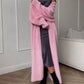 💗LAST DAY SALE 60% OFF⚡50K+ SOLD💕Women's Faux Mink Fleece Long Cardigan Sweater Fluffy Oversized Knit Coat for Autumn and Winter