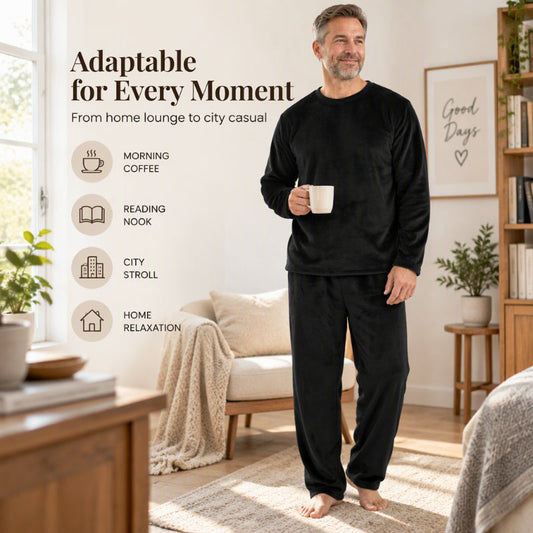 📢New Arrival-50% OFF🖤Men's Cozy Thermal Velvet Pajama Set