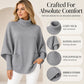 ✨ New for 2026 | 🔥Limited time offer 💖Women's Turtleneck Batwing Sleeve Knit Sweater🤩