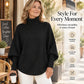 ✨ New for 2026 | 🔥Limited time offer 💖Women's Turtleneck Batwing Sleeve Knit Sweater🤩