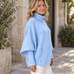 ✨ New for 2026 | 🔥Limited time offer 💖Women's Turtleneck Batwing Sleeve Knit Sweater🤩