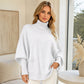 ✨ New for 2026 | 🔥Limited time offer 💖Women's Turtleneck Batwing Sleeve Knit Sweater🤩