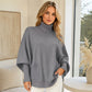 ✨ New for 2026 | 🔥Limited time offer 💖Women's Turtleneck Batwing Sleeve Knit Sweater🤩