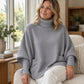 ✨ New for 2026 | 🔥Limited time offer 💖Women's Turtleneck Batwing Sleeve Knit Sweater🤩