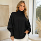✨ New for 2026 | 🔥Limited time offer 💖Women's Turtleneck Batwing Sleeve Knit Sweater🤩