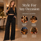 ⏳LAST DAY SALE 50% OFF!!🔥Exclusive Designs - Women's Sparkling Sequin Wide-Leg Trousers