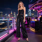 ⏳LAST DAY SALE 50% OFF!!🔥Exclusive Designs - Women's Sparkling Sequin Wide-Leg Trousers
