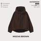 ⏳Limited-Time Sale: 50% OFF💥🧥Wide-Brim Hood💧Short Oversized Rain Jacket With Bubble Hem,Adjustable Cuffs